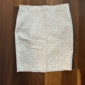 NWT J. Crew Printed Pencil Skirt